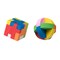 Big Mo's Toys Puzzle Erasers - Individually Wrapped Goody Bag Party Favor And Stocking Stuffers Pencil Eraser - 6 Balls And 6 Cubes